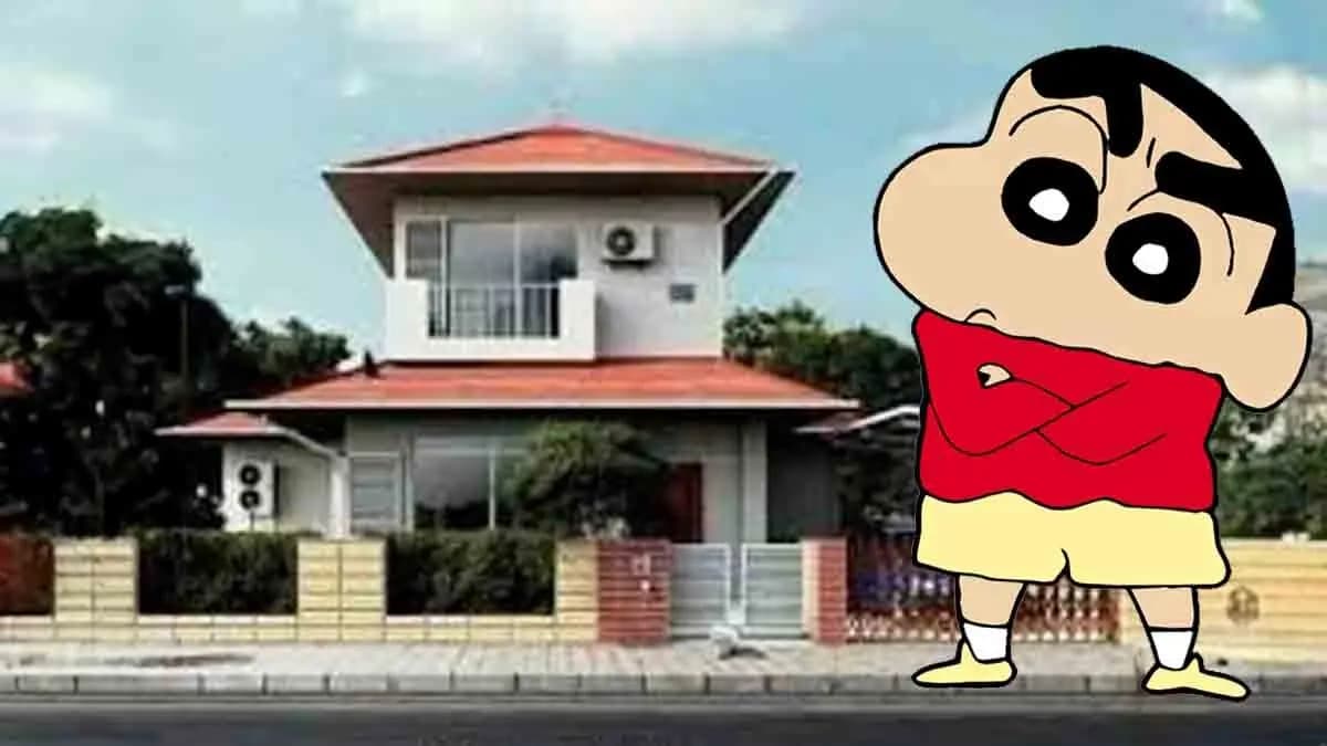 Chinese Man Spends  Crore To Make A Real Shin Chan House gnr