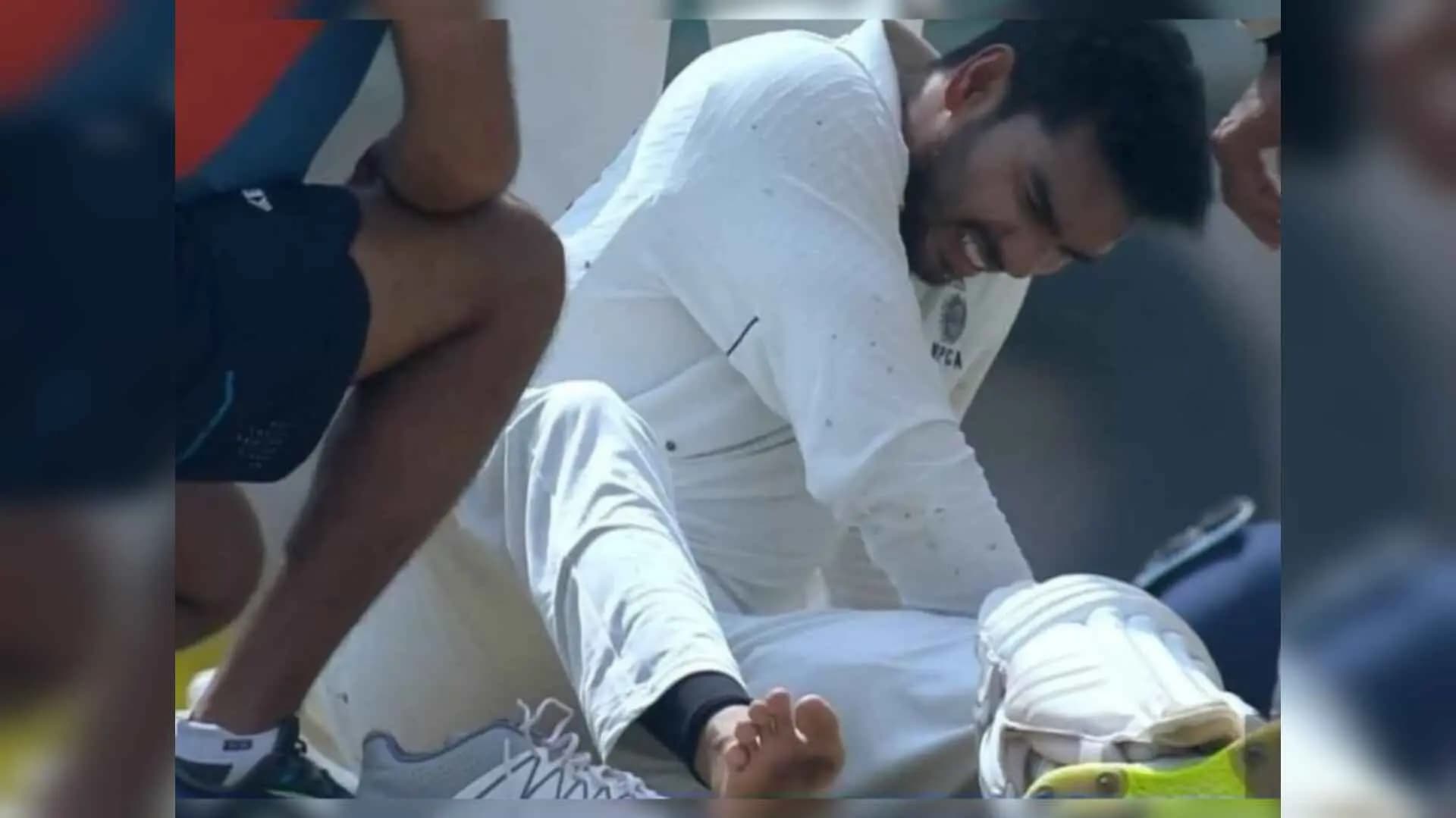 Kolkata knight riders star returns to bat after ankle injury in ranji trophy, internet lauds spt