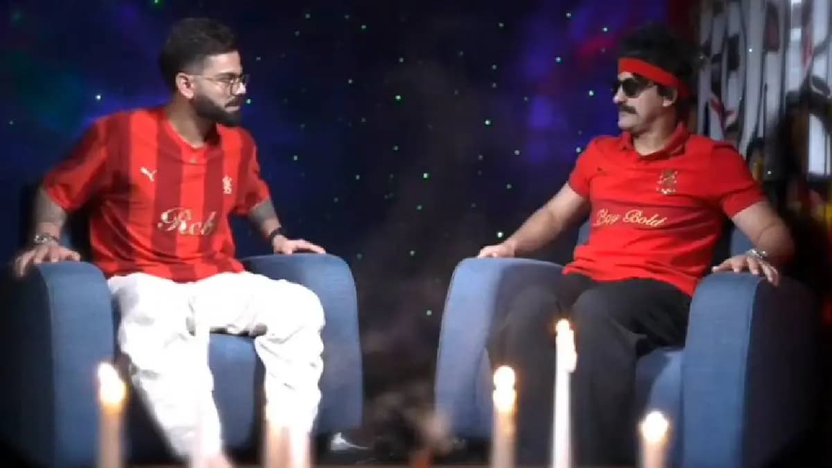 Virat Kohli takes a dig at Babar Azam with Ghante ka Peace one liner
