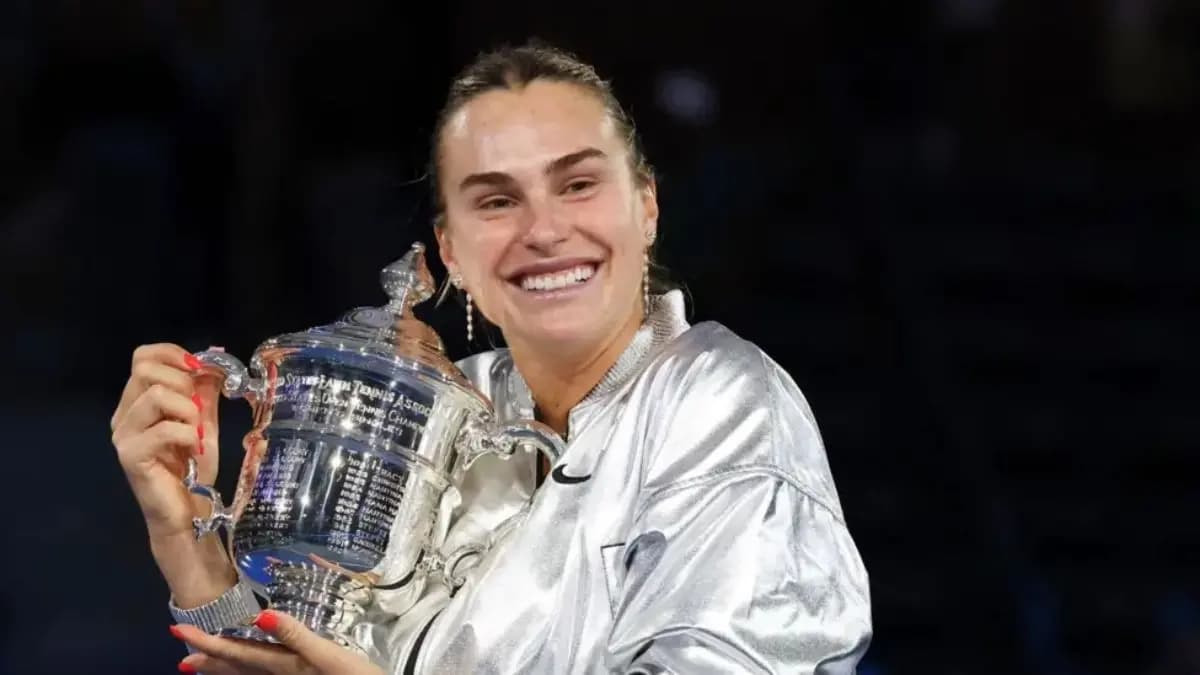 Aryna Sabalenka won the womens singles of US Open after beating Amanda Anisimova