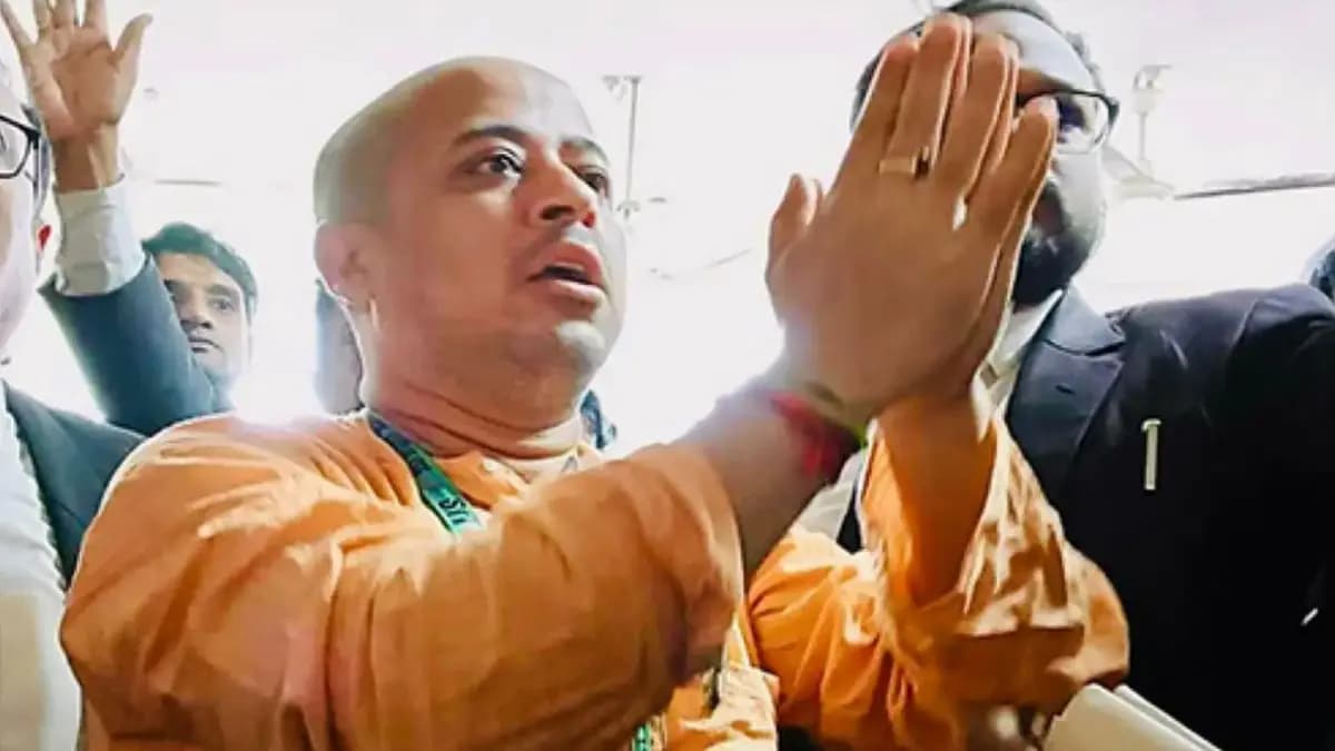 After being granted bail Chinmoy Krishna shown arrest in another case sources said