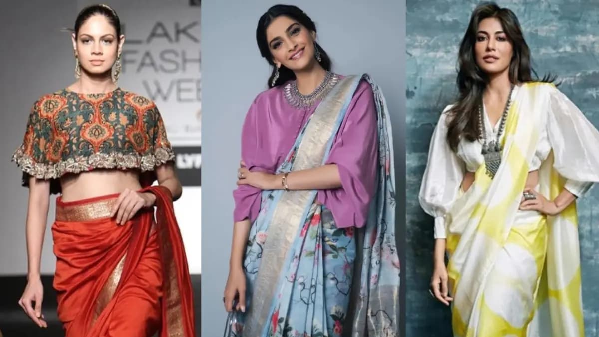 Not blouse Check out these easy and stylish tops to wear with saree