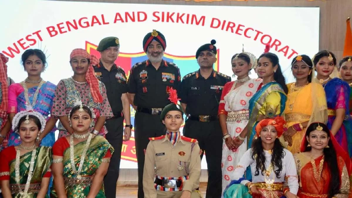 DIRECTOR GENERAL NCC visits WEST BENGAL and SIKKIM to felicitate cadets 