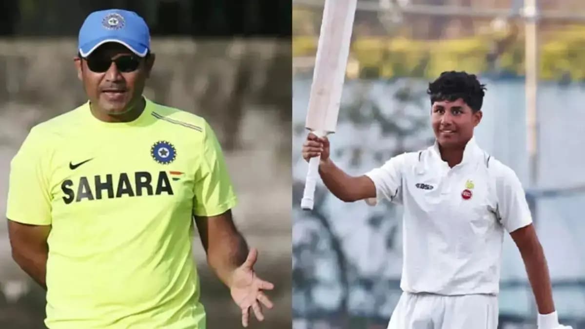 Virender Sehwags son Aryavir produced a fine cameo as he made his Delhi Premier League debut and talks about his father