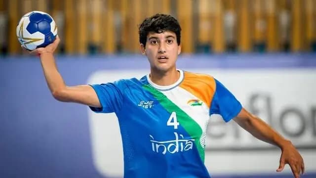 Indian team plays Pakistan in Asian Handball under protest 