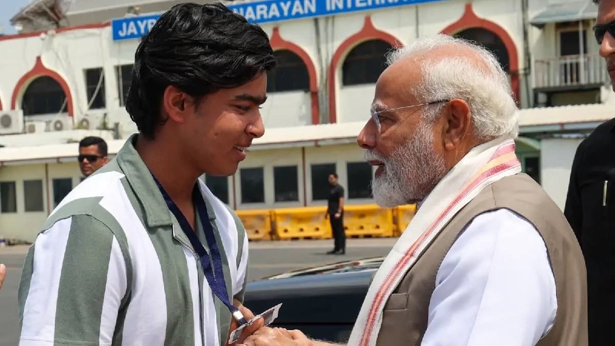 PM Modi meets IPL teen sensation Vaibhav Suryavanshi after record-breaking run