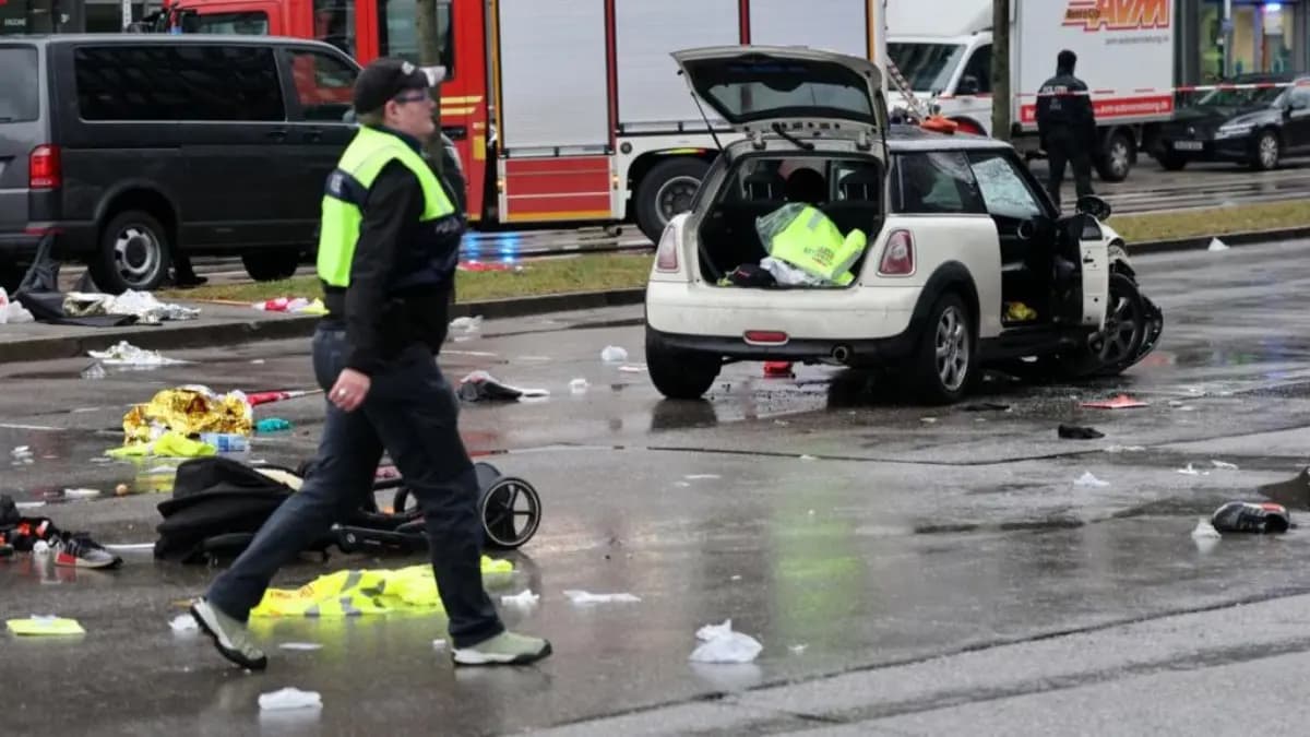 Afghan Youth drove car into crown in Munich, several injured gnr