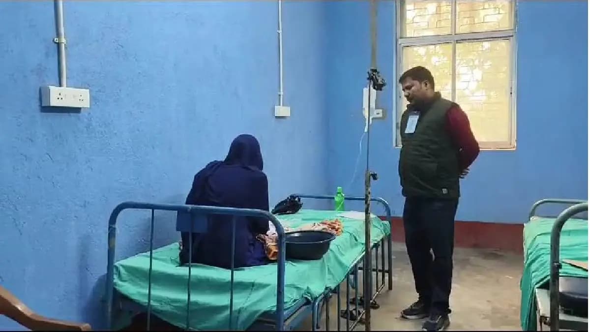 Pregnant madhyamik  examinee completed her first examination from hospital bed gnr