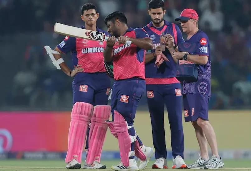 Sanju Samson gives update on his injury against Delhi Capitals