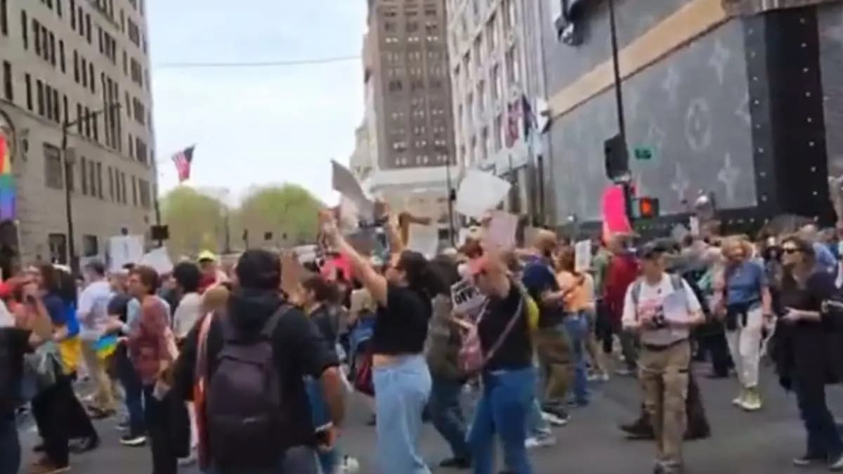 Again anti Trump protests across US know the Banners slogans marches reason