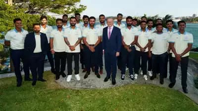 India and Australia teams meet pm antony albanese ahead of Sydney test spt 