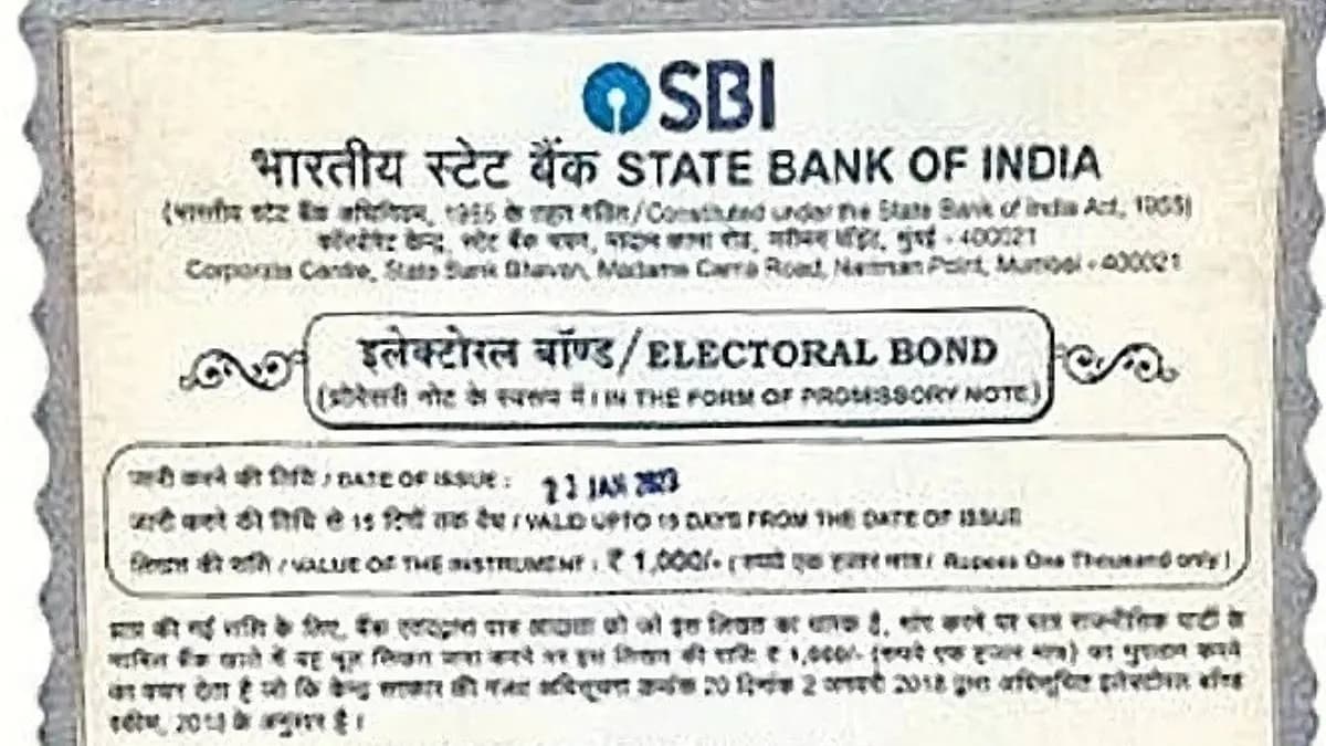 Govt includes electoral bonds in new income tax rules gnr
