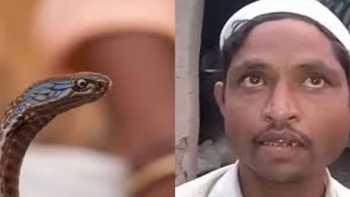 Mancpmplains his wife becomes snake at night wants to bite him