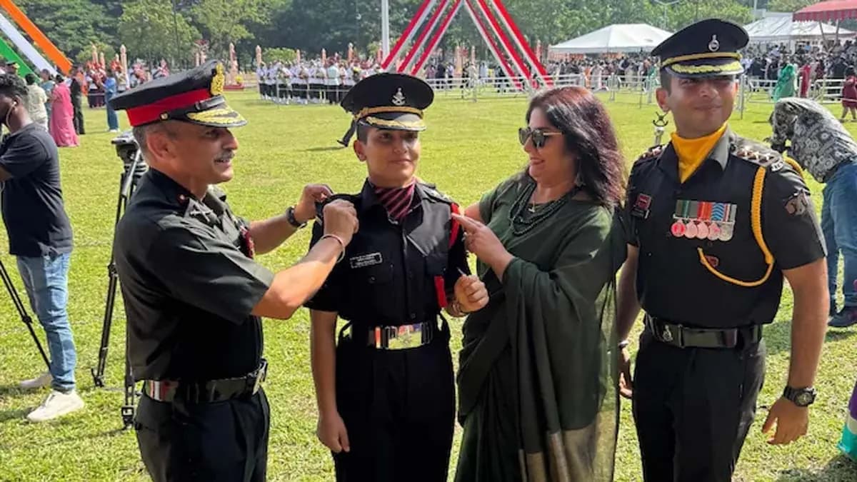 Lt Parul Dhadwal becomes fifthth-gen officer from family to join Army