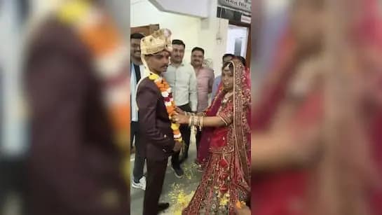 Couple Gets Married At Police Station After Wedding Called Off Over Food gnr 