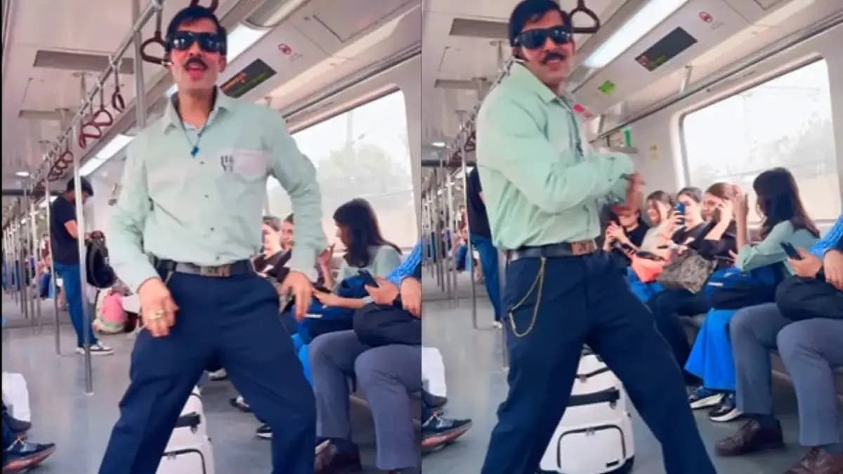 Dance Inside Crowded Metro Coach viral video