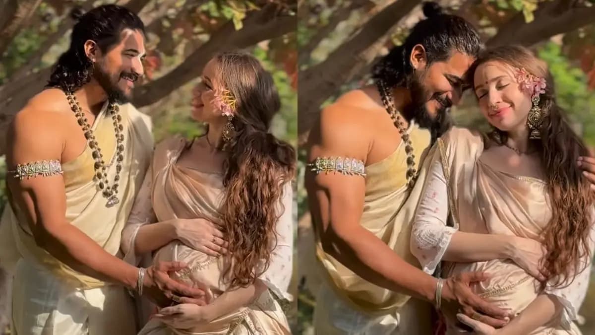Actor Gourab Mondal and his foreign wife Chintamani Diana announced pregnancy