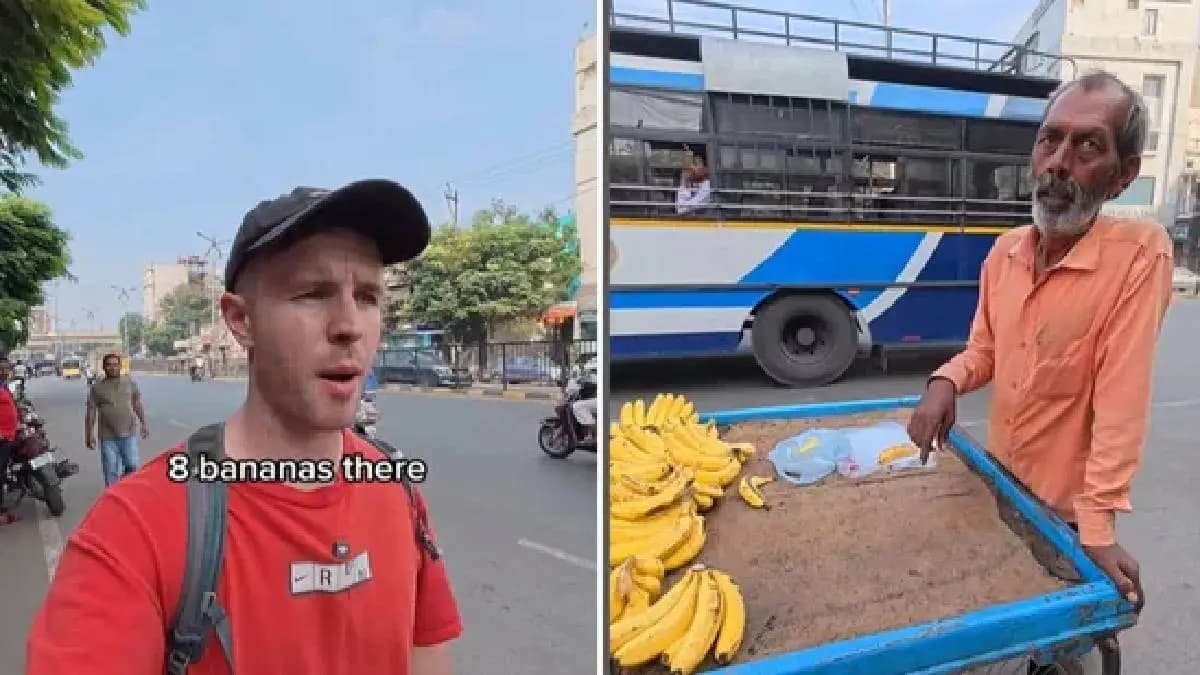 Hyderabad fruit seller demands Rs 100 for 1 banana from foreigner