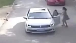 Woman Steps Out Of Car to Argue with Husband Regrets It Later