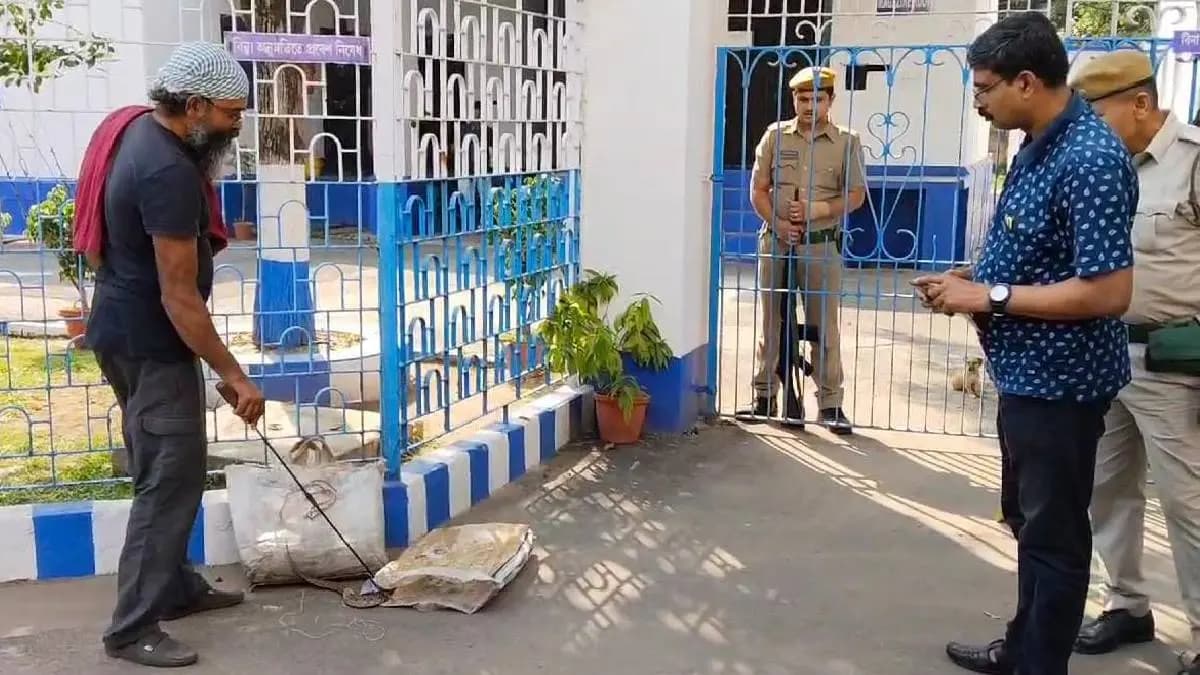 lots of snakes at Chandannagar police headquarter 