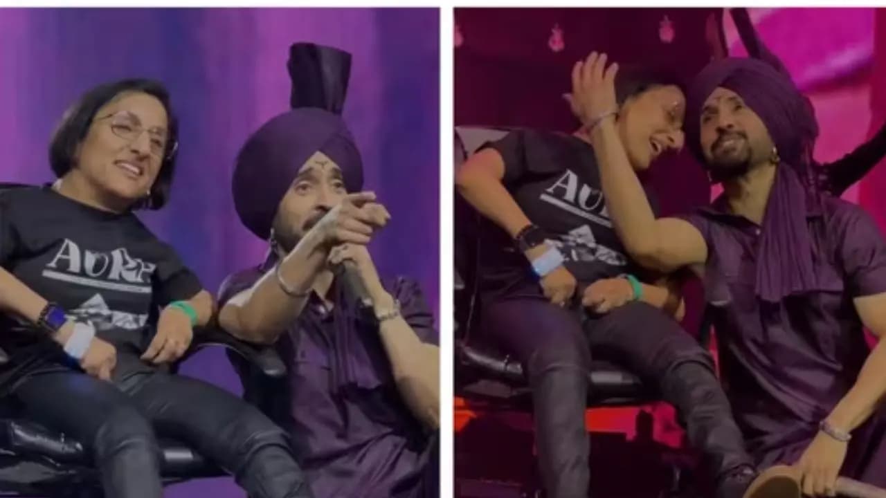 Diljit Dosanjh performs this way for his specially abled fans in a concert