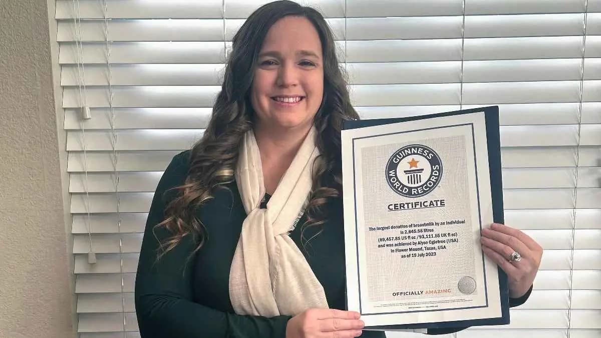 Woman donates thousand liters of breast milk