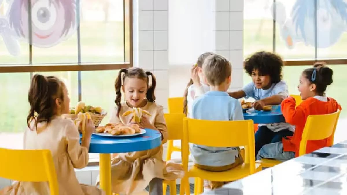 School children served lunch stored in dog food bucket, discarded by senior students