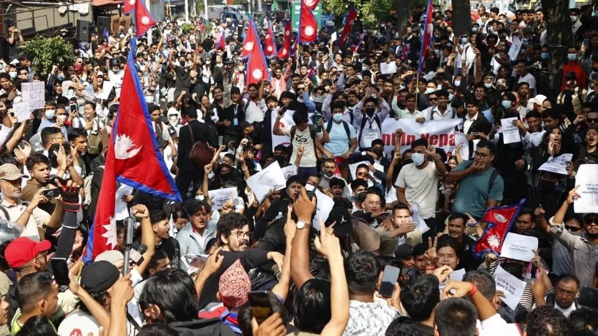 Nepal Protest Update Army Deployed Water Cannons On Roads sources says at least eight killed