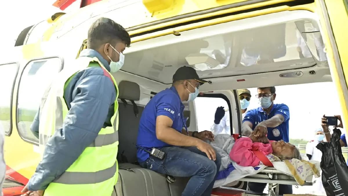 gangasagarmela update 2 pilgrims Airlifted from gangasagar After Falling Sick