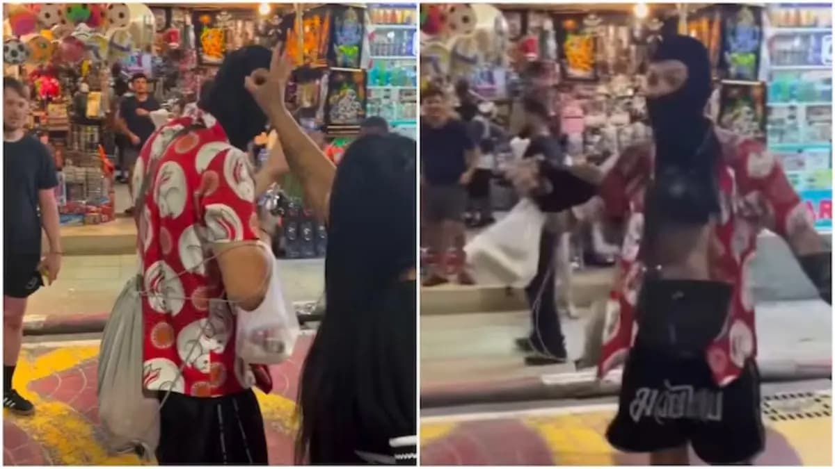 Tourist yelled at woman for flicking his pet cockroach