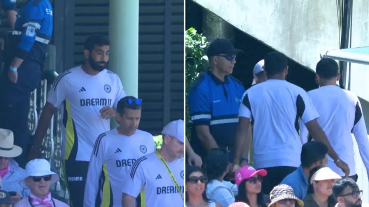 bumrah return to field after visit hospital spt