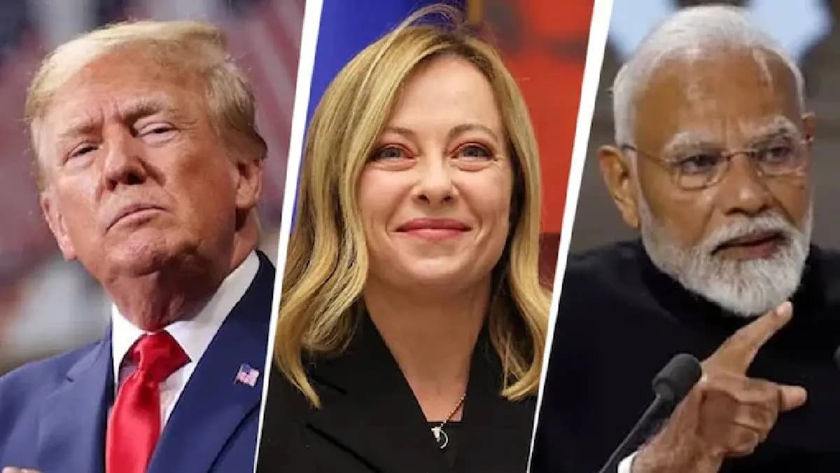 when Trump Meloni Modi talk its threat to democracy Italy PM bashes leftist and liberals