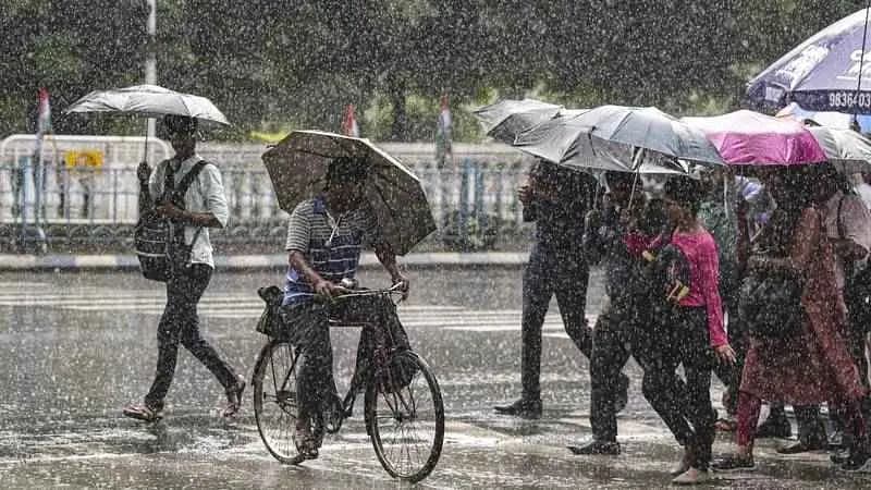 IMD Weather Forecast Moderate Rainfall Gusty Wind Warning in West Bengal