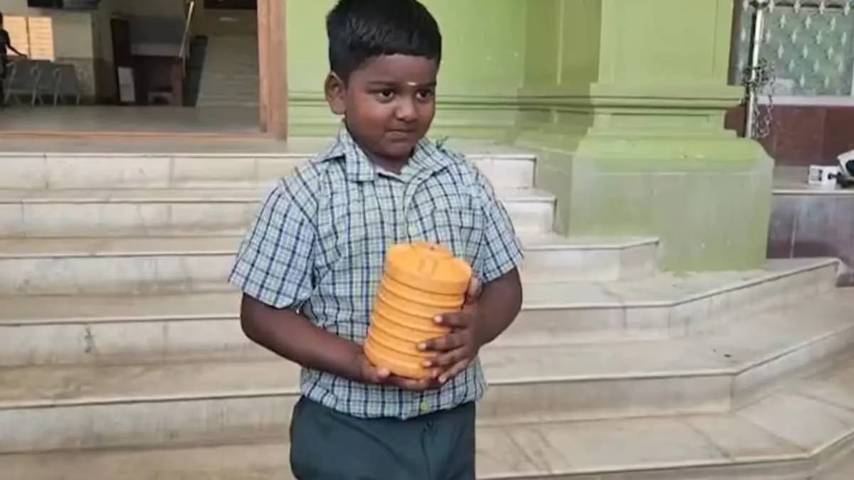 An eight-year-old boy from Kuru district of Tamil Nadus remarkable donation to the Indian Army