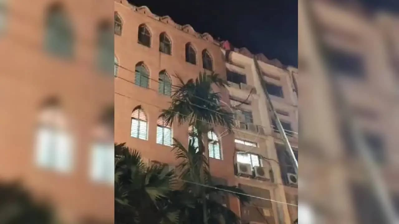 Late night at Burdwan in Bengal someone was noticed climbing to the terrace of the strongroom