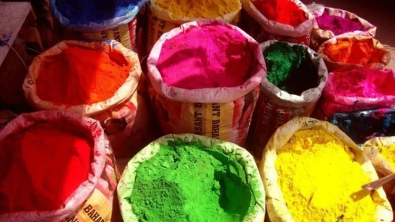 bengal elections: holi powder sale is at peak that reflect electoral buzz