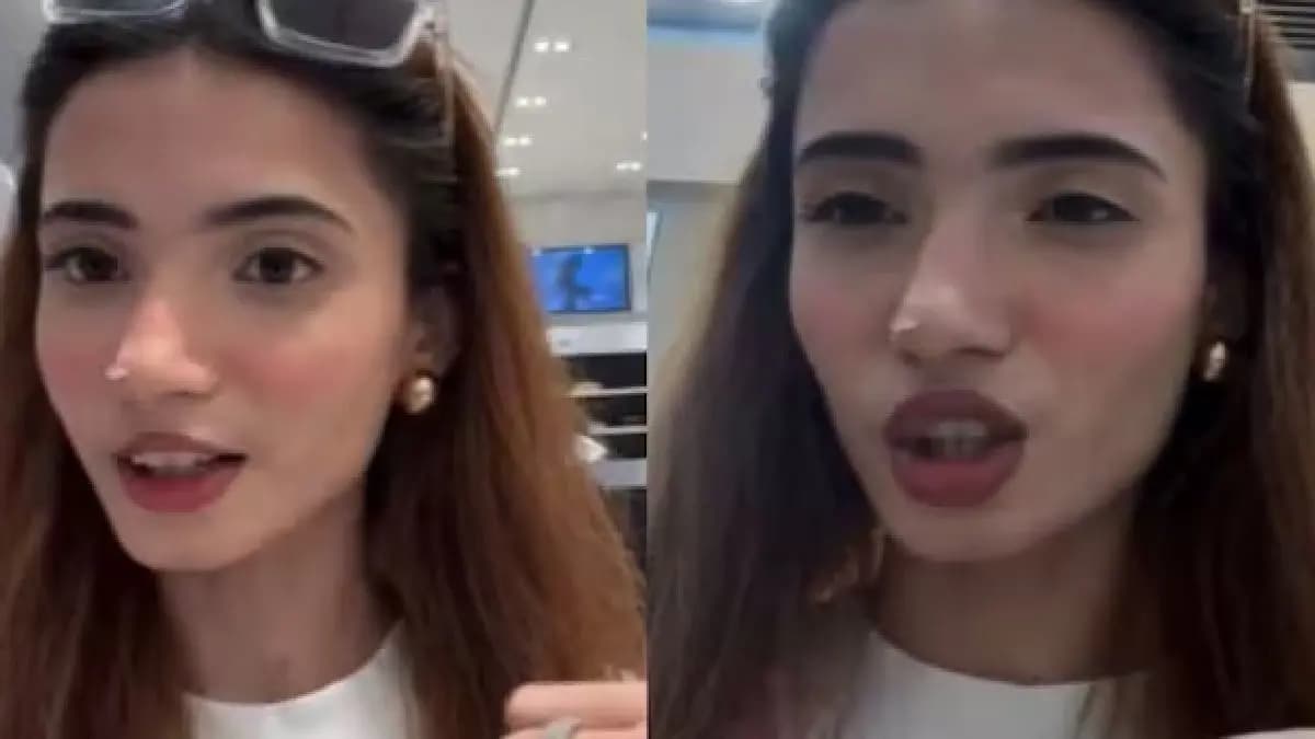  Hyderabad Influencer Throws Coffee At Store Staff viral video