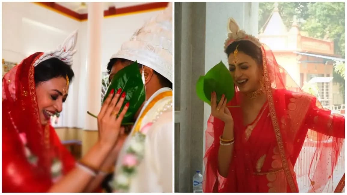tollywood actress priyanka mondal got married with her lover suman pal ent