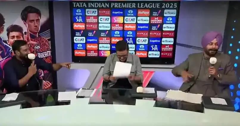 Navjot Singh Sidhu and Ambati Rayudu in ugly spat on live tv show 