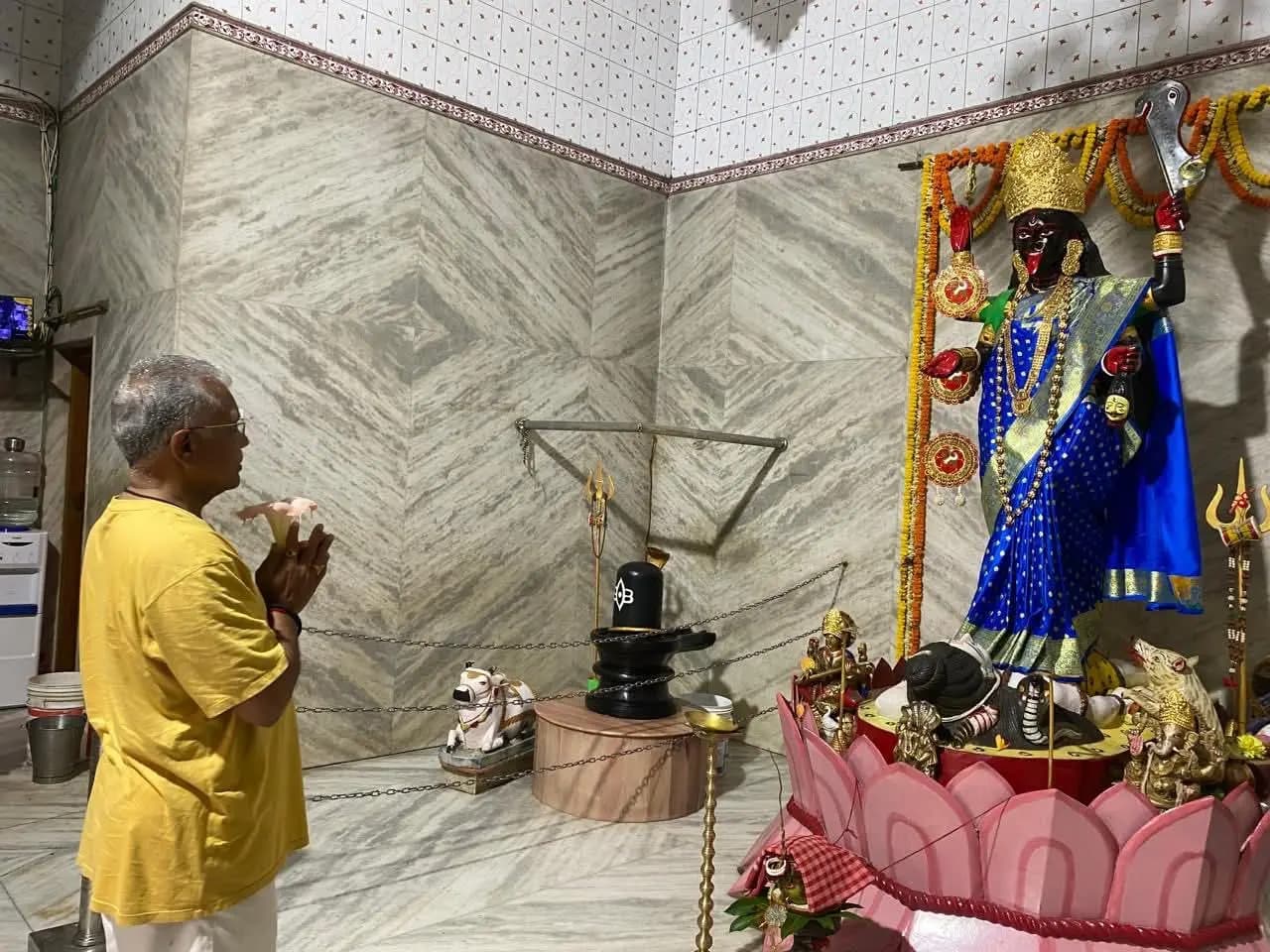 BJP candidates were worshipped in temples