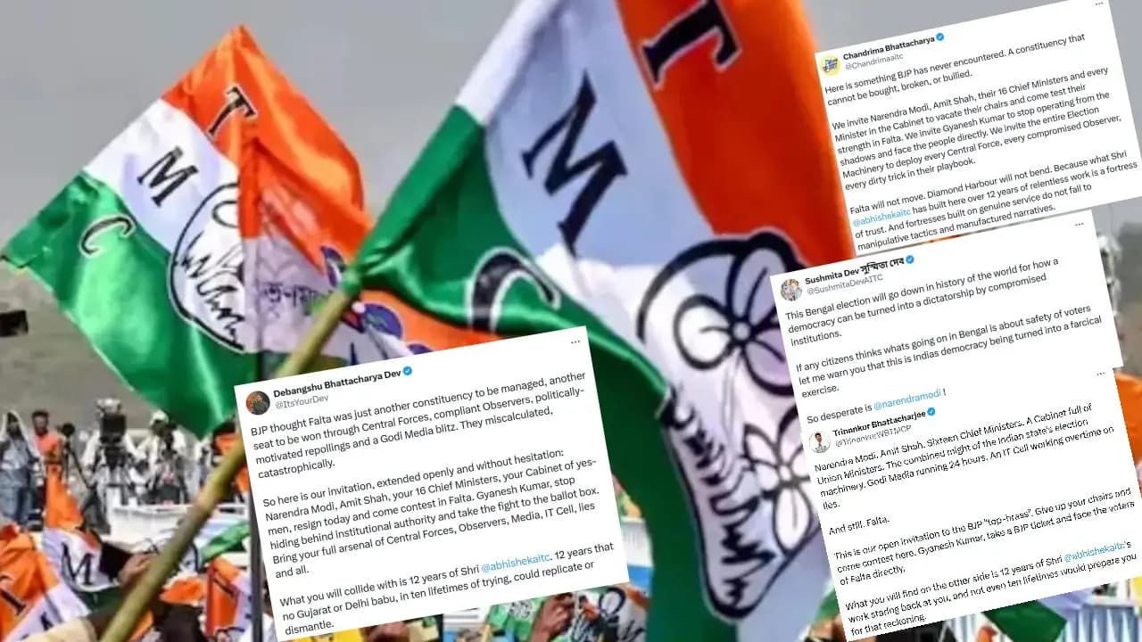 Bengal Election 2026: TMC Leaders reaction on Falta issue
