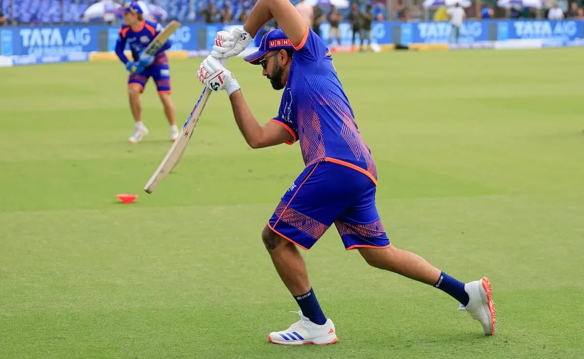 Rohit Sharma accidentally hits ground staff in nets, what follows next 