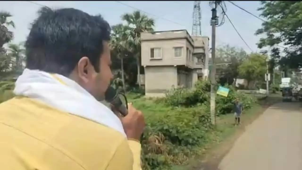BJP Candidate Soumen Takes to the Streets to Curb Unrest in Bhatar 