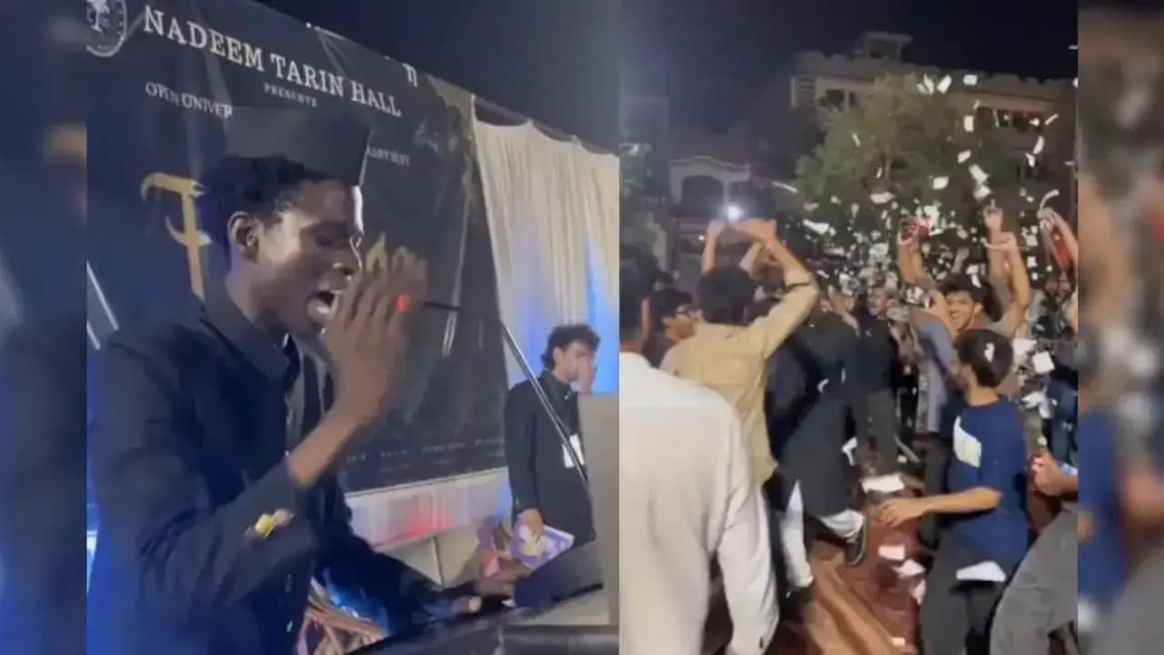 AMU students union election: african student gets cheered up