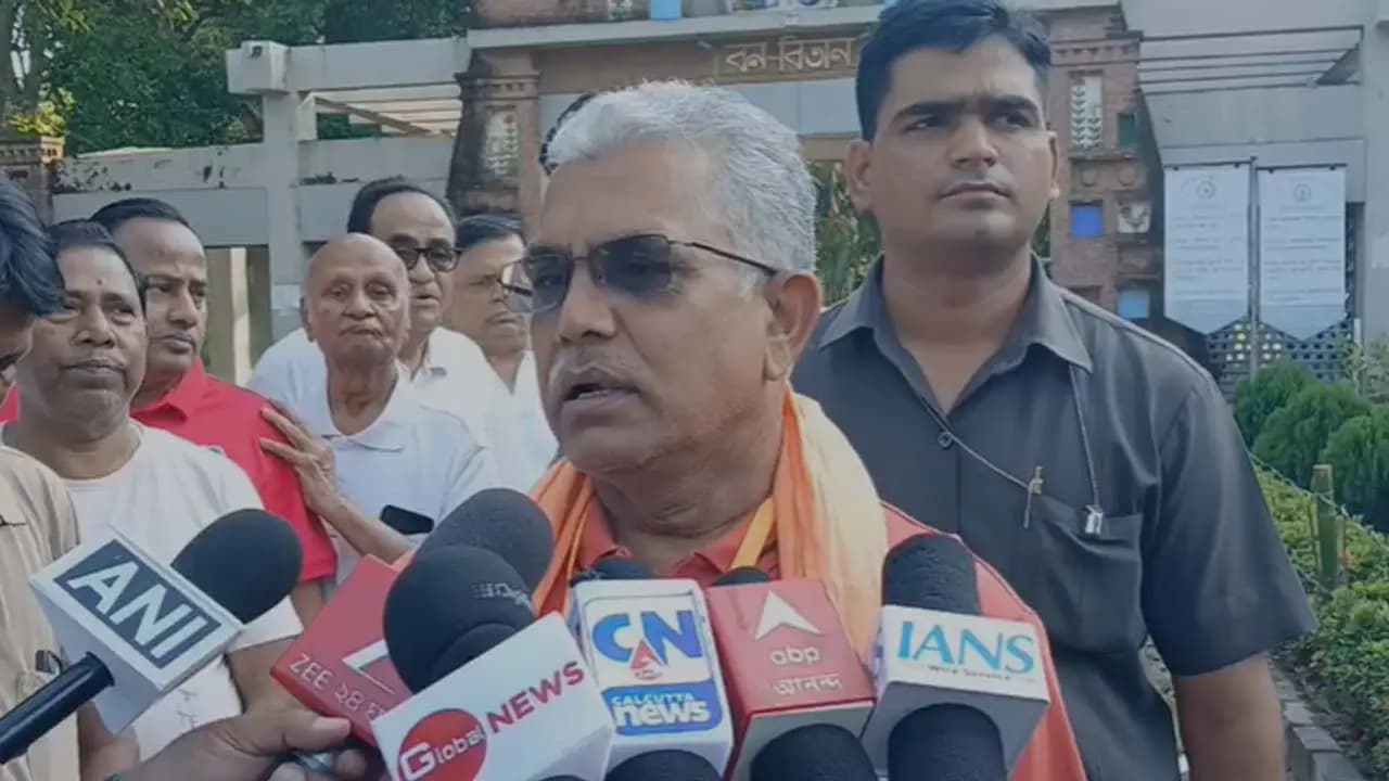 The BJP bears no responsibility for the development of minorities says Dilip Ghosh