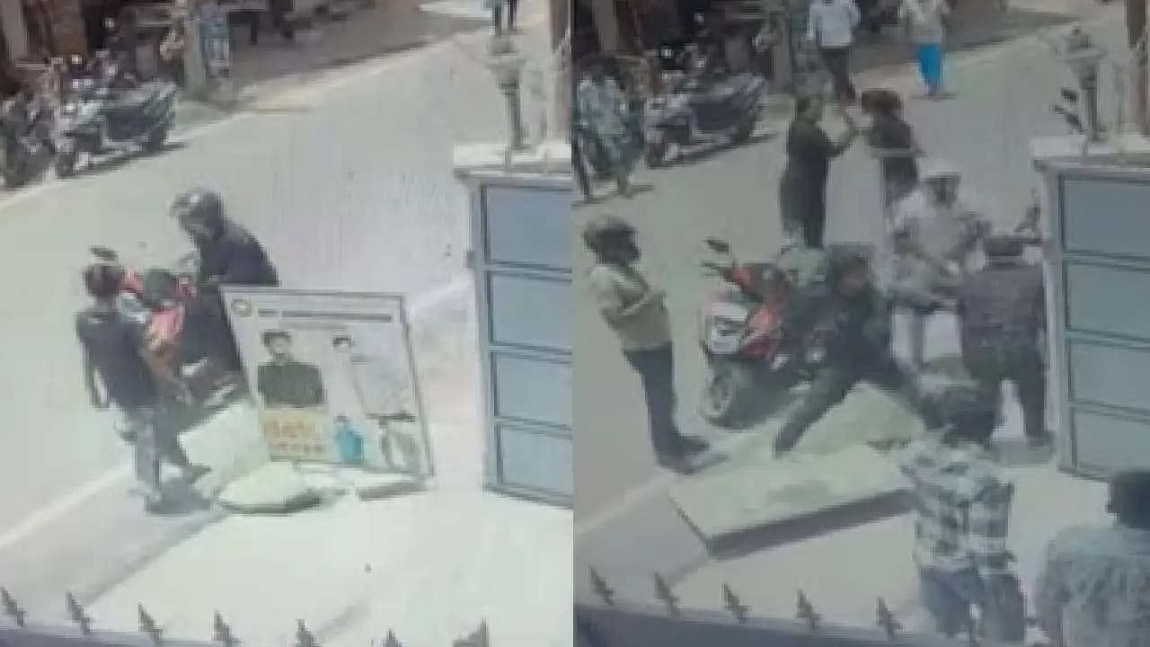Man Tries To Attack Wife With Knife In Broad Daylight 