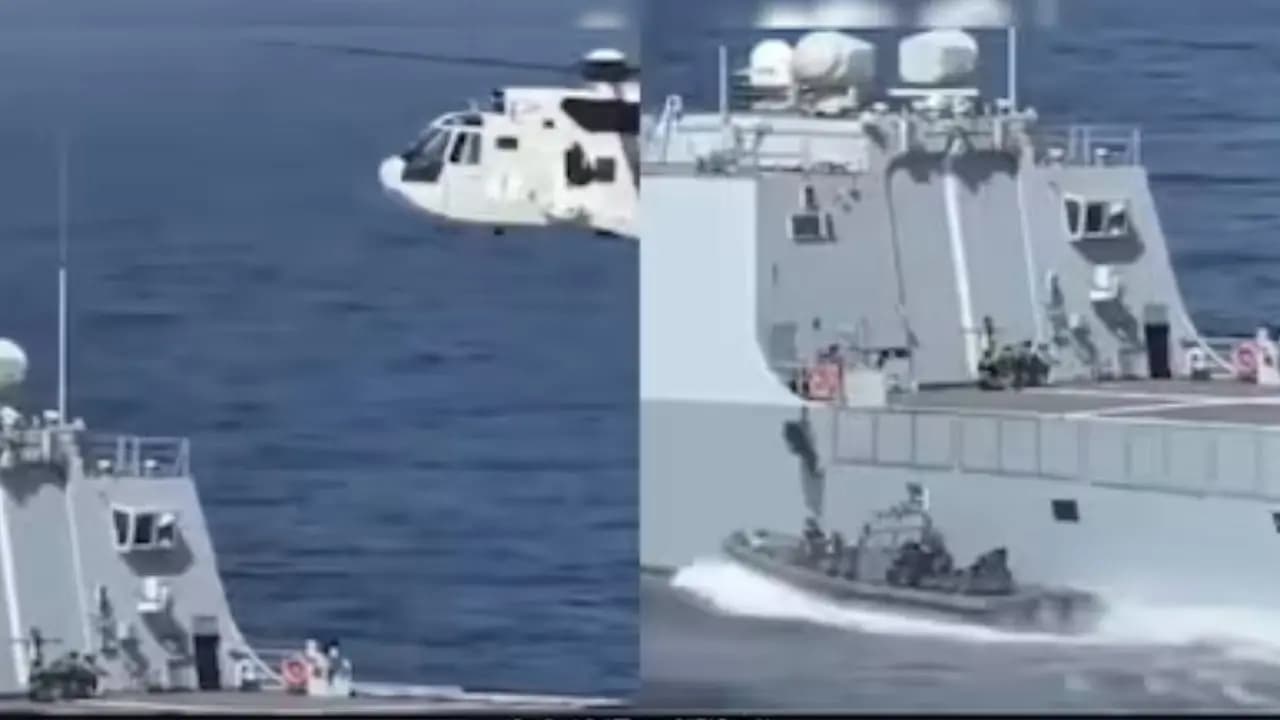 Pakistan navy helped indian ship stranded in arabain sea
