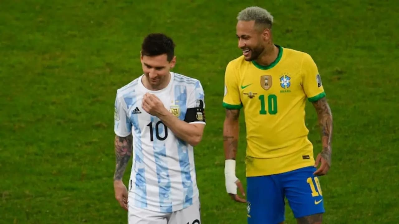 Neymar is not just Brazils, but a treasure of the football world  says Lionel Messi