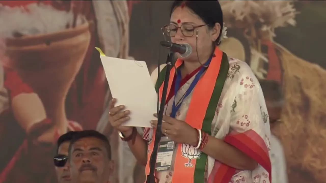 Agnimitra paul takes oath as minister of West Bengal