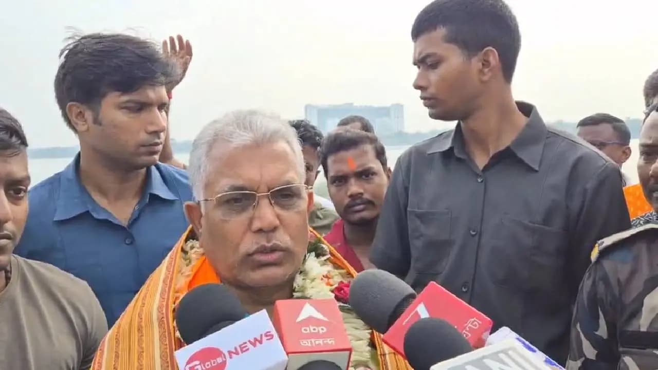 Bengal BJP Government Minister Dilip Ghosh Slams Mamata Banerjee, He Says Noone Besides EX CM